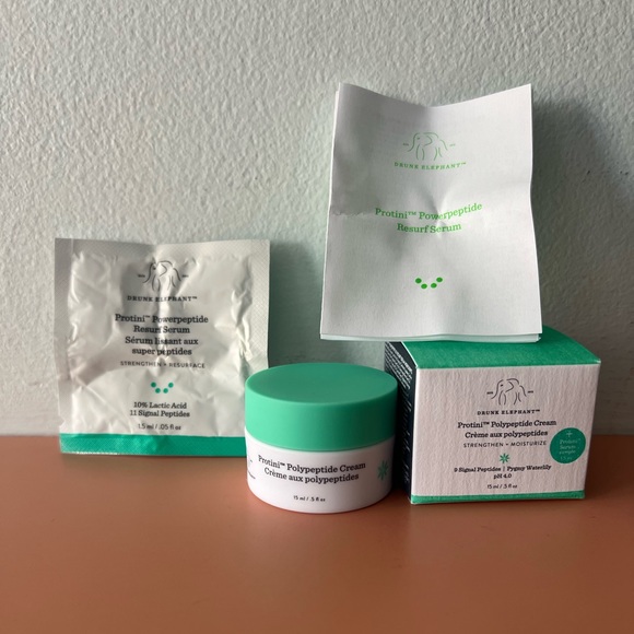 Drunk Elephant Protini Polypeptide Cream mini (15 ml) w bonus Reserf Serum NIB - Picture 1 of 4